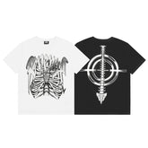 Revenge T Shirts High-quality streetwear with trendy Painted decoration