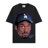 BIG FACE T shirts Pure Cotton High-Street Fashion