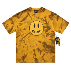 DREW HOUSE T Shirts Trendy yellow tie-dye