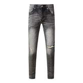 Mens trendy purple jeans 100% cotton Pure Cotton High Street Trend