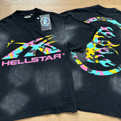 Hellstar T shirts High-street style, pure cotton, loose fit