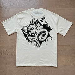 Hellstar T Shirts Retro style high street trend High-quality pure cotton high-street clothing