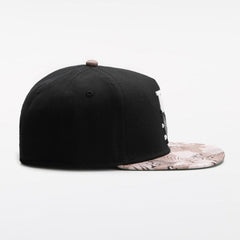 Trendy flat brimmed snapback hatsall year roundneutral
