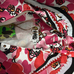 Bathing ape hoode bape shark full print hello kitty casual