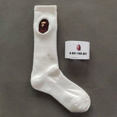 Bathing ape Socks Male Female Medium Tall Tube