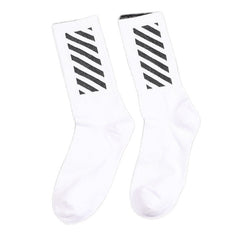 OFF OW whtie Socks XX stripe pattern