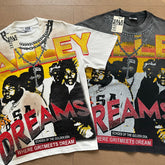 Valeforever Vale T Shirts Washed black with a distressed finish and hot-fix rhinestones.