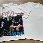 Valeforever Vale T Shirts White print with heat-set rhinestones
