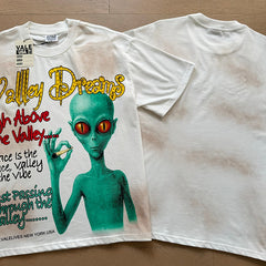 Valeforever Vale T Shirts White hot-fix rhinestones (suitable for garment washing)