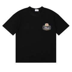 Rhude T Shirts Stylish Print on Back