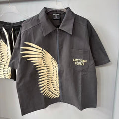 MIXED EMOTION T SHIRTS High-quality streetwear made from 260g pure cotton fabric.