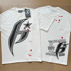 Hellstar T shirts High-street style, pure cotton, loose fit