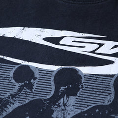 Hellstar T shirts High-street style, pure cotton, loose fit