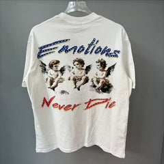 MIXED EMOTION T SHIRTS High-quality streetwear made from 260g pure cotton fabric.