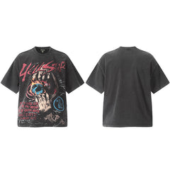 Hellstar T-shirt Direct Printing Pattern High-quality pure cotton high-street clothing