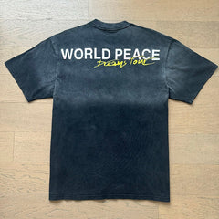 Valeforever Vale T Shirts Washed black with a distressed finish