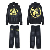 Hellstar Hoodie And Pants Two-Piece Set High-quality pure cotton high-street clothing