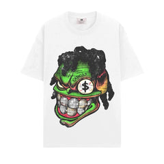 BIG FACE T shirts Pure Cotton High-Street Fashion
