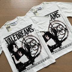 Valeforever Vale T Shirts White letter print unbeatable high-street fashion appeal.