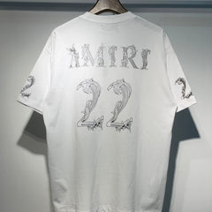 Amiri T shirts Stylish, high-quality pure cotton