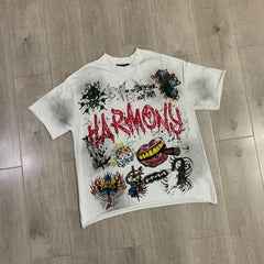 HARMONY T Shirts Street Trend Hot Diamonds