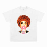 BIG FACE T shirts Pure Cotton High-Street Fashion