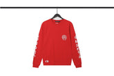 CHH Heart Long Sleeve Shirt Unisex Fashion Loose Long Sleeve Shirt