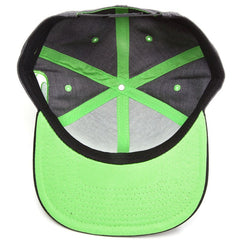 Trendy flat brimmed snapback hatscartoon sunshade