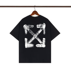 OFF WHITE T SHIRTS High-quality pure cotton high-street style
