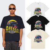 RD T Shirts Off-Road Vehicle Printed Cotton Casual Short Sleeve Men and Women