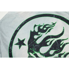 Hellstar Long Sleeve Shirts Hip-hop loose oversize High-quality pure cotton high-street clothing