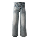Mens trendy purple jeans 100% cotton Jeans Rhinestones #101