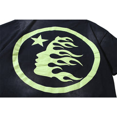 Hellstar T Shirts Retro style high street trend High-quality pure cotton high-street clothing