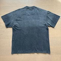 Valeforever Vale T Shirts Vintage-style distressed blue print with lettering