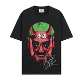 BIG FACE T shirts Pure Cotton High-Street Fashion
