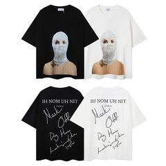 IH NOM UH NIT T shirts High-quality pure cotton streetwear style