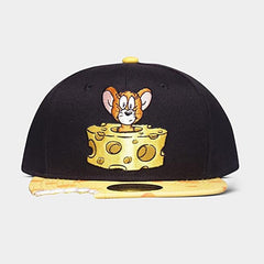 Trendy flat brimmed snapback hatsfall and winter cartoon difuzed