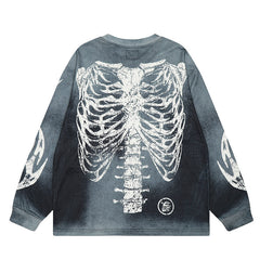 Hellstar Long Sleeve Shirts Hip-hop loose oversize High-quality pure cotton high-street clothing