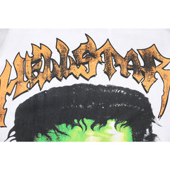 Hellstar T Shirts Retro style high street trend High-quality pure cotton high-street clothing
