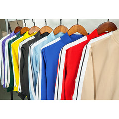 Palm Angels sweatshirt Striped zip-up cardigan