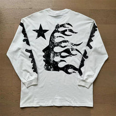 Hellstar Long Sleeve Shirts High-quality pure cotton high-street clothing