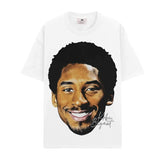BIG FACE T shirts Pure Cotton High-Street Fashion