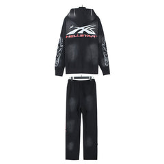 Hellstar Hoodie And Pants Two-Piece Set High-quality pure cotton high-street clothing