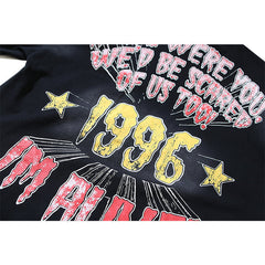 Hellstar T Shirts Retro style high street trend High-quality pure cotton high-street clothing