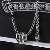 CHH Chrome heart Cross Necklace Cross Men's and Women's Collarbone Chains