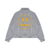 DREW HOUSE Jacket grey textured Chanel-style