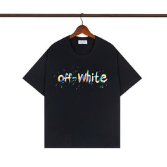 OFF WHITE T SHIRTS High-quality pure cotton high-street style