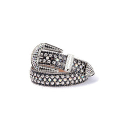 Hip-hop punk rhinestone belt western punk design