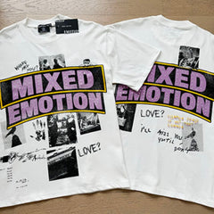 Mixed Emotion New Versatile Short-Sleeve T-Shirt