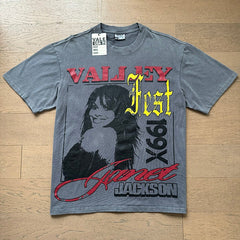 Valeforever Vale T Shirts The trend of acid-wash grey prints